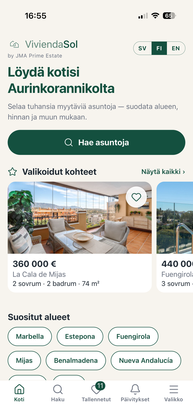 Ota Costa del Sol mukaasi taskussa